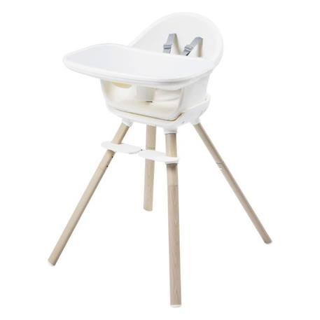 MAXI-COSI Moa Chaise haute bébé évolutive 8 en 1, Chaise haute/Réhausseur/Tabouret/Bureau, De 6 mois à 5 ans, Beyond White2 Eco BLANC 1 - vertbaudet enfant 