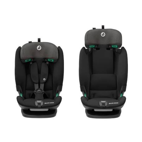 Siège auto évolutif MAXI COSI Titan Plus i-Size, Groupe 1/2/3, Isofix, inclinable NOIR 2 - vertbaudet enfant 