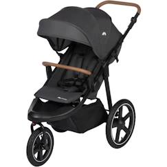 Bebeconfort Cloudy Poussette 3 roues Tout Terrain, 0 à 4 ans (22kg max) Inclinable, Pliage rapide, Guidon réglable, Mineral  - vertbaudet enfant