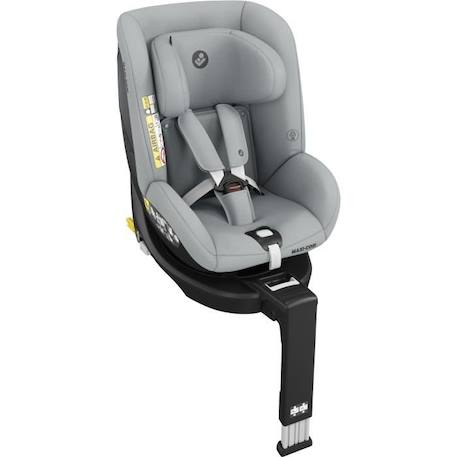 Siège auto MAXI COSI Mica Eco i-Size - Authentic Grey - Groupe 0+/1 - Rotation 360° - Isofix - Tissus recyclés GRIS 1 - vertbaudet enfant 