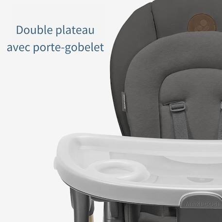 MAXI-COSI Minla Chaise haute évolutive - De la naissance à 6 ans - Beyond Graphite Eco GRIS 3 - vertbaudet enfant 