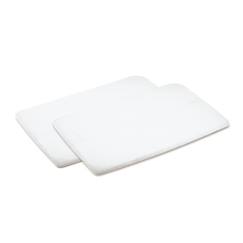 Lot de 2 draps nouveau-né pour Lit/Parc Swift - MAXI-COSI - Blanc - Rectangulaire - 100% Coton  - vertbaudet enfant