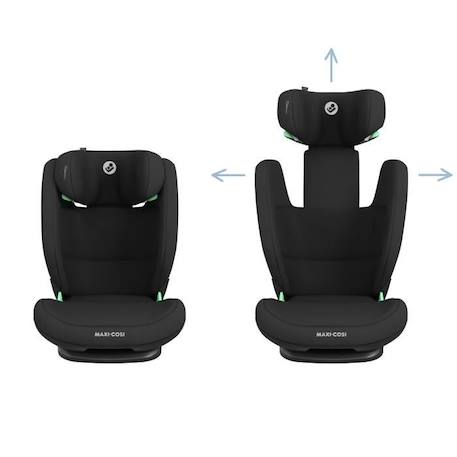 MAXI-COSI Siège Auto Rodifix S I-Size, Groupe 2/3, Isofix, Inclinable, Basic Black NOIR 3 - vertbaudet enfant 