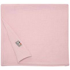 Lange en gaze de coton - SEVIRA KIDS - Jeanne Vieux Rose - Mixte - 60x60 cm  - vertbaudet enfant