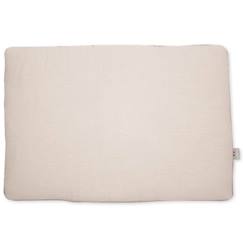 Oreiller plat en gaze de coton - SEVIRA KIDS - Jeanne Beige - 35 x 40 cm - Made in France  - vertbaudet enfant