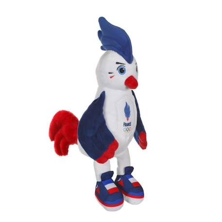 Coq Peluche - Equipe de France Olympique - Peluche Officielle Sous Licence - 15 cm assis BLEU 3 - vertbaudet enfant 