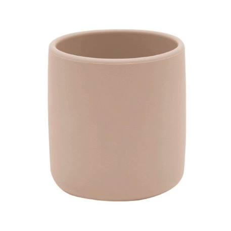 Gobelet bébé - SEVIRA KIDS - verre en silicone - Nude - 180 ml BEIGE 1 - vertbaudet enfant 