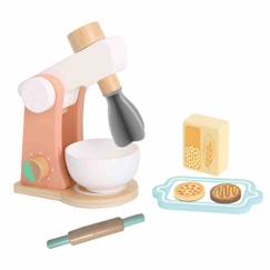 Jouet-Jouet en bois Mixeur de cuisine pour enfant - Multicolore - TU - Bois naturel FSC - Rose - Enfant