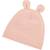 Sevira Kids - Bonnet ourson bébé en bambou Uni - Rose clair - 0/3 mois 0 - 3 mois Rose Clair BLANC 1 - vertbaudet enfant 