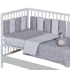 Parure de lit bébé réversible en coton, STELLA  - vertbaudet enfant