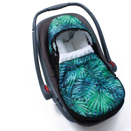 Chanceliére imperméable avec cale-tÍte bébé - URBAN TROPICOSY VERT 3 - vertbaudet enfant 