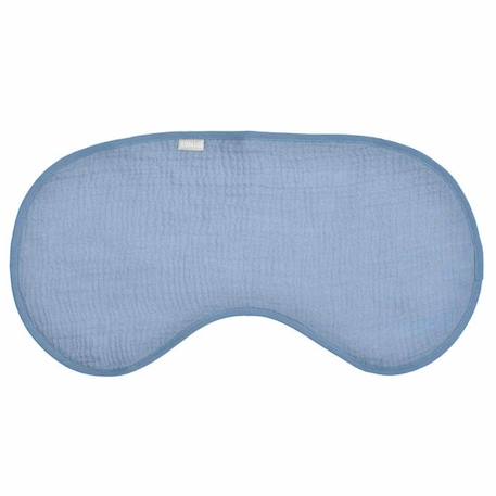 Bavoir d'épaule en gaze de coton et bambou Denim 56 x 28 cm BLEU 1 - vertbaudet enfant 