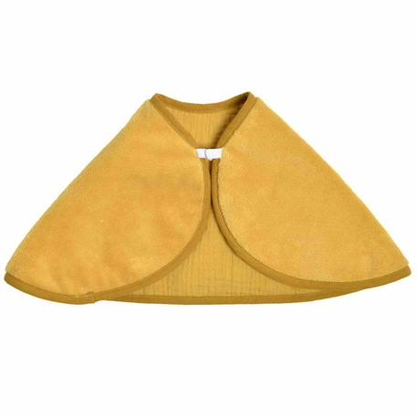 Bavoir d'épaule en gaze de coton et bambou Moutarde 56 x 28 cm JAUNE 4 - vertbaudet enfant 