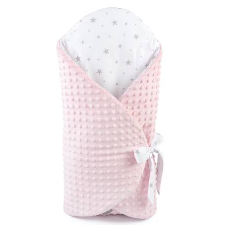 Couverture d'emmaillotage évolutive - SEVIRA KIDS - Minky - Rose - 0 mois - Naissance - 6 mois ROSE 1 - vertbaudet enfant 