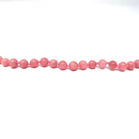 Collier pour bébé pierre naturelle - Quartz Rose ROSE 2 - vertbaudet enfant 