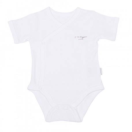 Bébé-Body Kimono en coton biologique - Basic manches courtes