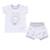 Ensemble t-shirt et short bébé en coton bio, Milk BEIGE 1 - vertbaudet enfant 