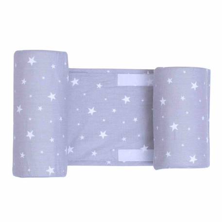 Cale bébé pour lit ou berceau - SEVIRA KIDS - Collection Stella - Gris - Respirable et ajustable GRIS 1 - vertbaudet enfant 