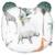 Coussin anti tête plate réversible en minky - Safari Vert - 30 cm x 25 cm - Bébé - SEVIRA KIDS VERT 1 - vertbaudet enfant 