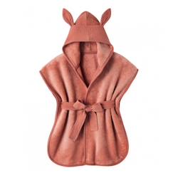 Peignoir bébé et enfant à capuche en bambou Terracotta TU  - vertbaudet enfant