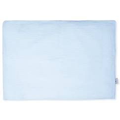 Taie d'oreiller en gaze de coton, Jeanne Bleu 60 x 40 cm  - vertbaudet enfant