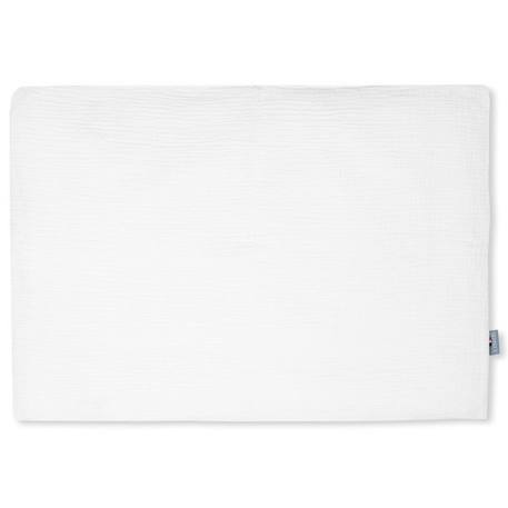 Sevira Kids - Taie d'oreiller en gaze de coton Jeanne - Blanc - 35 x 40 cm BLANC 1 - vertbaudet enfant 