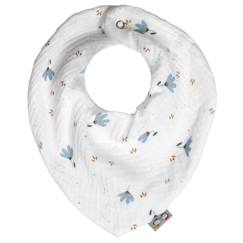 Puériculture-Sevira Kids - Bavoir bandana en coton Bleuet - Multicolore - Dès la naissance