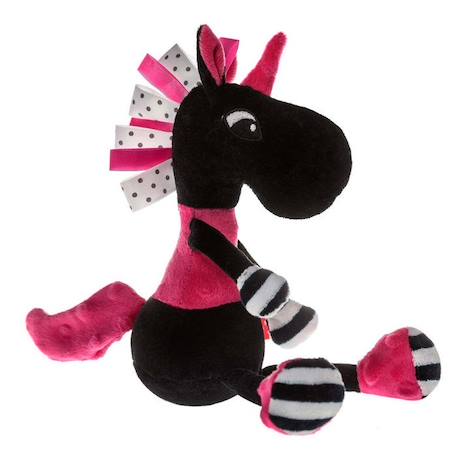 Jouet d'éveil doudou sensoriel - SEVIRA KIDS - Licorne - Rose - Forts contrastes - Hochet ROSE 1 - vertbaudet enfant 