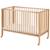 Lit bébé à barreaux pliable en hêtre massif naturel - Marque - Modèle - Dimensions 60x120 cm - Matelas inclus MARRON 1 - vertbaudet enfant 