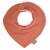 Bavoir bandana gaze de coton, Jeanne Terracotta Dès la naissance ORANGE 1 - vertbaudet enfant 