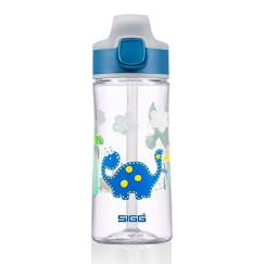 Gourde pour enfant en plastique - Dino - 0,45L - Bleu  - vertbaudet enfant