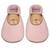 Chaussons bébé en cuir souple - SEVIRA KIDS - OURSON - Rose - Bébé - Matériaux écologiques ROSE 1 - vertbaudet enfant 