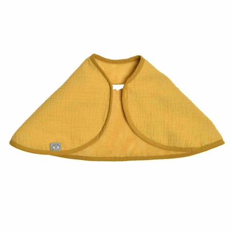 Bavoir d'épaule en gaze de coton et bambou Moutarde 56 x 28 cm JAUNE 3 - vertbaudet enfant 