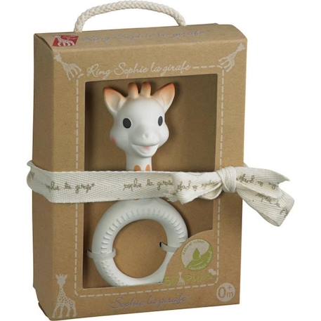 SOPHIE LA GIRAFE Anneau De Dention So'Pure BEIGE 1 - vertbaudet enfant 