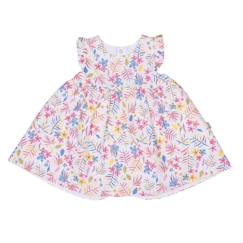 Bébé-Robe, jupe-Robe avec bandeau en coton biologique, ROMY Multicolore