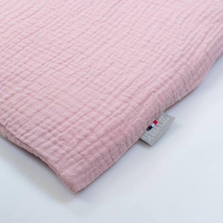 Taie d'oreiller en gaze de coton, Jeanne Rose 60 x 40 cm ROSE 2 - vertbaudet enfant 