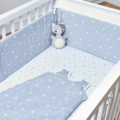 Drap-housse en coton - STELLA Blanc - 70x140 cm BLANC 4 - vertbaudet enfant 