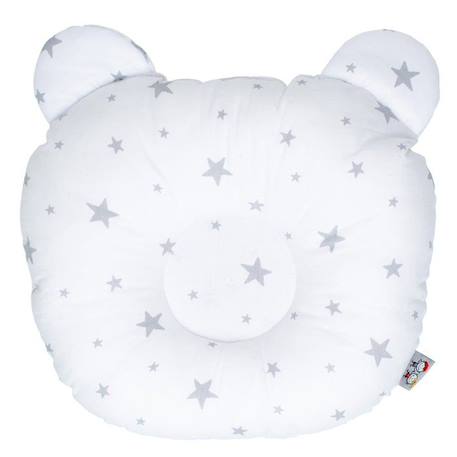 Coussin anti tête plate en coton Stella - SEVIRA KIDS - Blanc - 30 cm x 25 cm BLANC 1 - vertbaudet enfant 