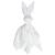 Doudou plat Lapin personnalisable Jeanne - Blanc à pois or - Sevira Kids BLANC 1 - vertbaudet enfant 