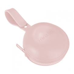 Puériculture-Repas-Range sucette zippé en silicone - Minikoi - Rose - Bébé - Mixte - 0 mois - Naissance