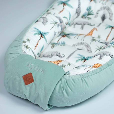 Nid bébé matelassé réversible Safari - SEVIRA KIDS - 85x55cm - Dès la naissance BLANC 3 - vertbaudet enfant 