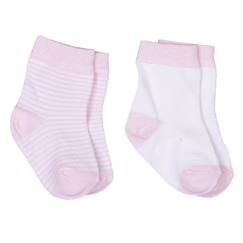 -Chaussettes bébé en coton biologique (lot de 2 paires) - DREAMS