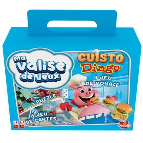 Valisette Multi Jeux 1-Cuisto Dingo Voyage GOLIATH BLEU 3 - vertbaudet enfant 