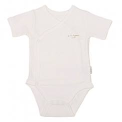 Bébé-Body-Body Kimono en coton biologique - Basic manches courtes