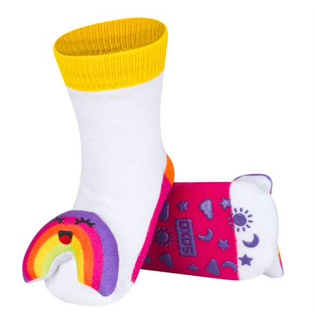 Sevira Kids ot de 3 paires de chaussettes d'éveil Céleste multicolore BLANC 4 - vertbaudet enfant 