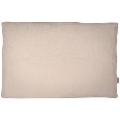 Sevira Kids - Taie d'oreiller en gaze de coton Jeanne - Beige - 35 x 40 cm BEIGE 1 - vertbaudet enfant 