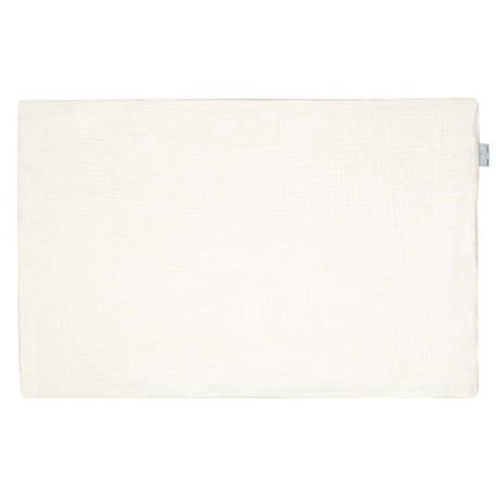 Taie d'oreiller unie en double gaze de coton BEIGE 1 - vertbaudet enfant 