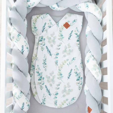 Gigoteuse turbulette légère Kimono, Eucalyptus BLANC 2 - vertbaudet enfant 