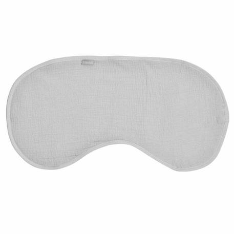 Bavoir d'épaule en gaze de coton et bambou Gris 56 x 28 cm GRIS 1 - vertbaudet enfant 