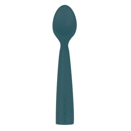 Cuillère bébé en 100% silicone - Bleu Marine - Idéale pour la diversification alimentaire BLEU 1 - vertbaudet enfant 